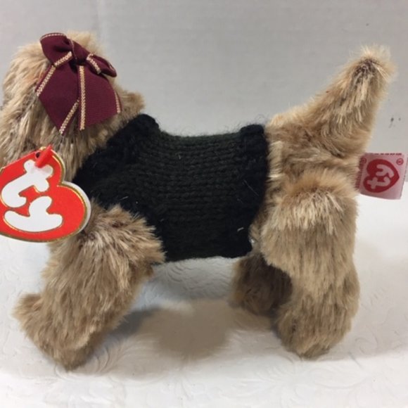 NEW TY The Attic Treasures Collection Kaiser Dog Handmade Jointed Retired Vtg - Picture 6 of 10